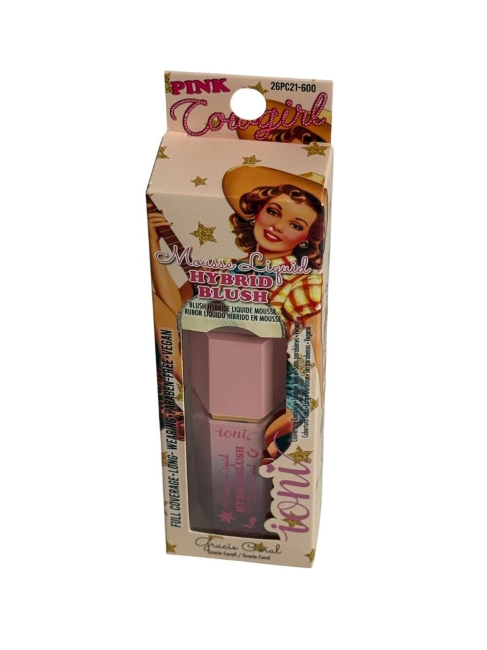 Ioni Pink Cowgirl Liquid Blush Gracie Coral Mousse Hybrid Western New Glam